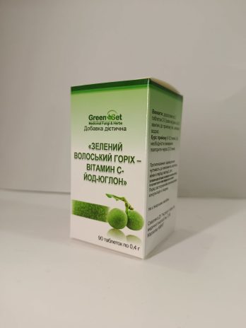 «Зелений волоський горіх — вітамін С-йод-юглон» (Juglans regia green)