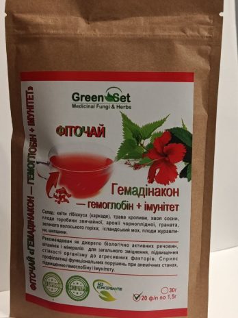 Фіточай<br>«Гемадінакон – гемоглобін плюс»